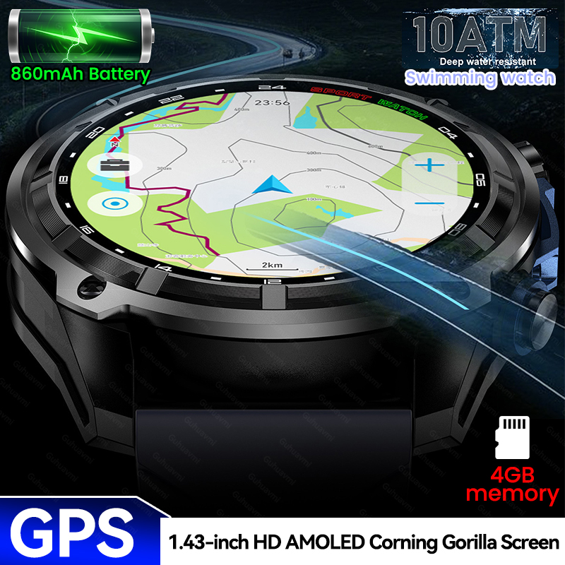Outdoor Adventure Hours - Новые приключенческие GPS мужские умные часы